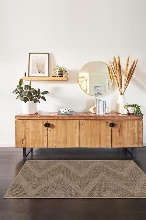 chevron washable jute rug