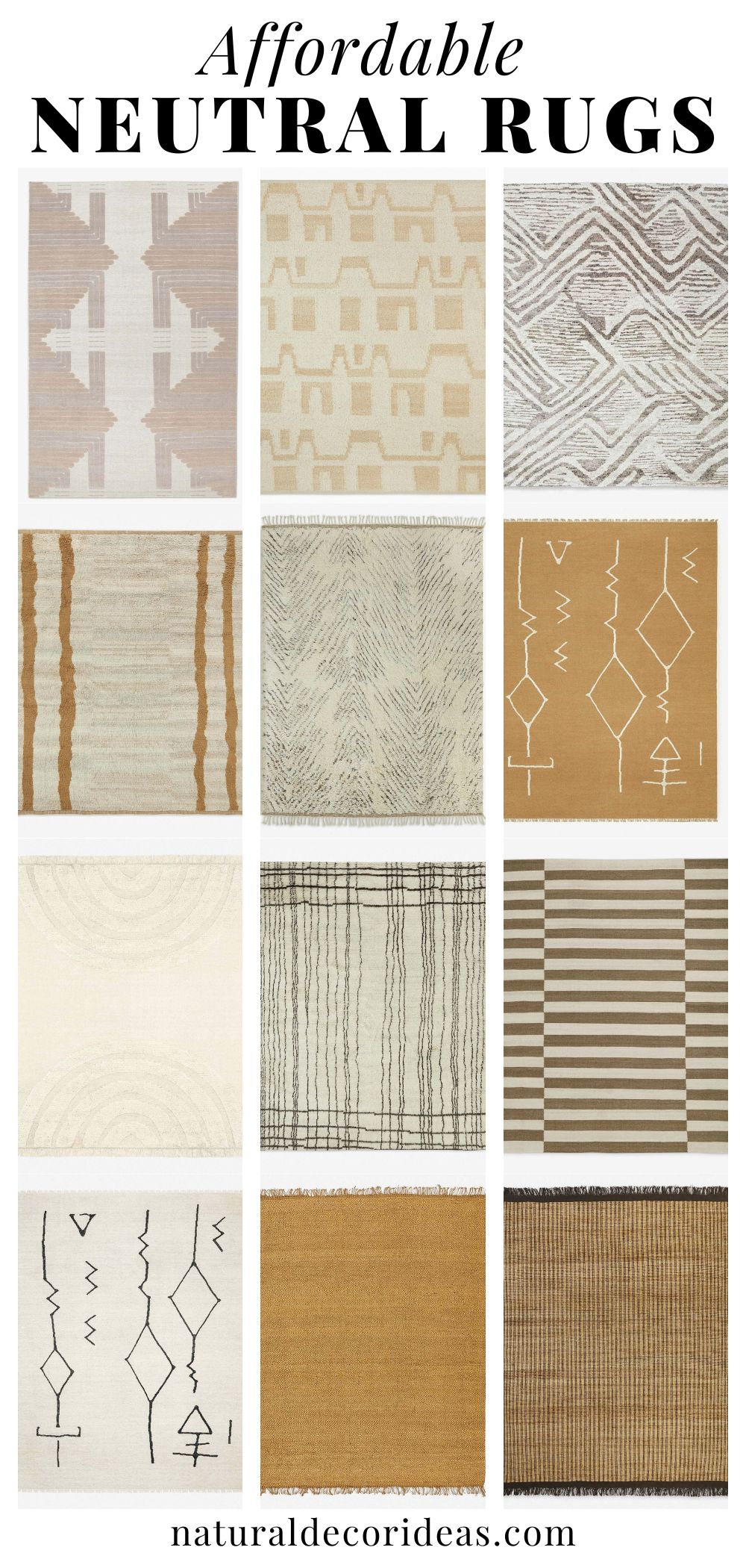 Neutral Rug Natural 12 Stunning Neutral Rugs From Lulu & Georgia