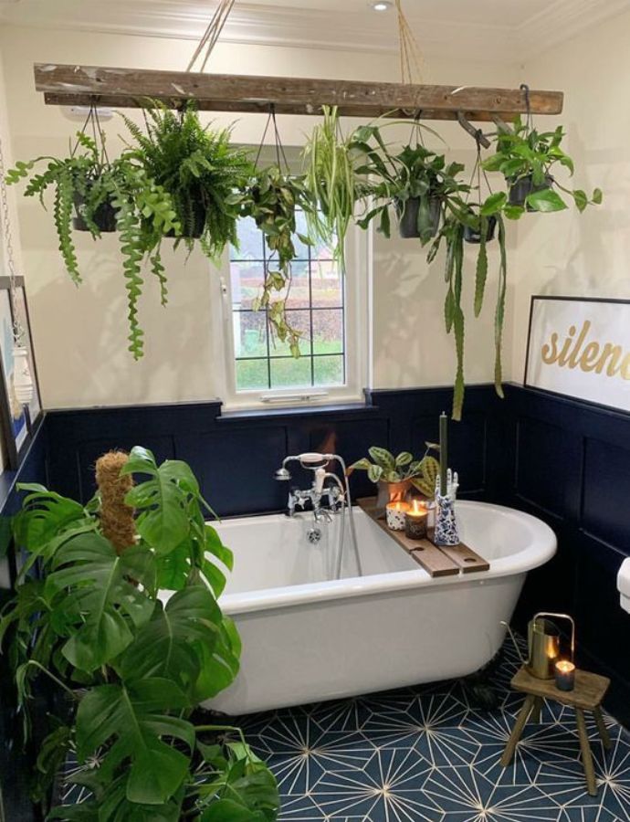 16 Plant-Filled Bathroom Decor Ideas + 12 Plants That Work!